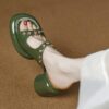 Sandalias de tacón grueso