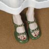 Sandalias de tacón grueso